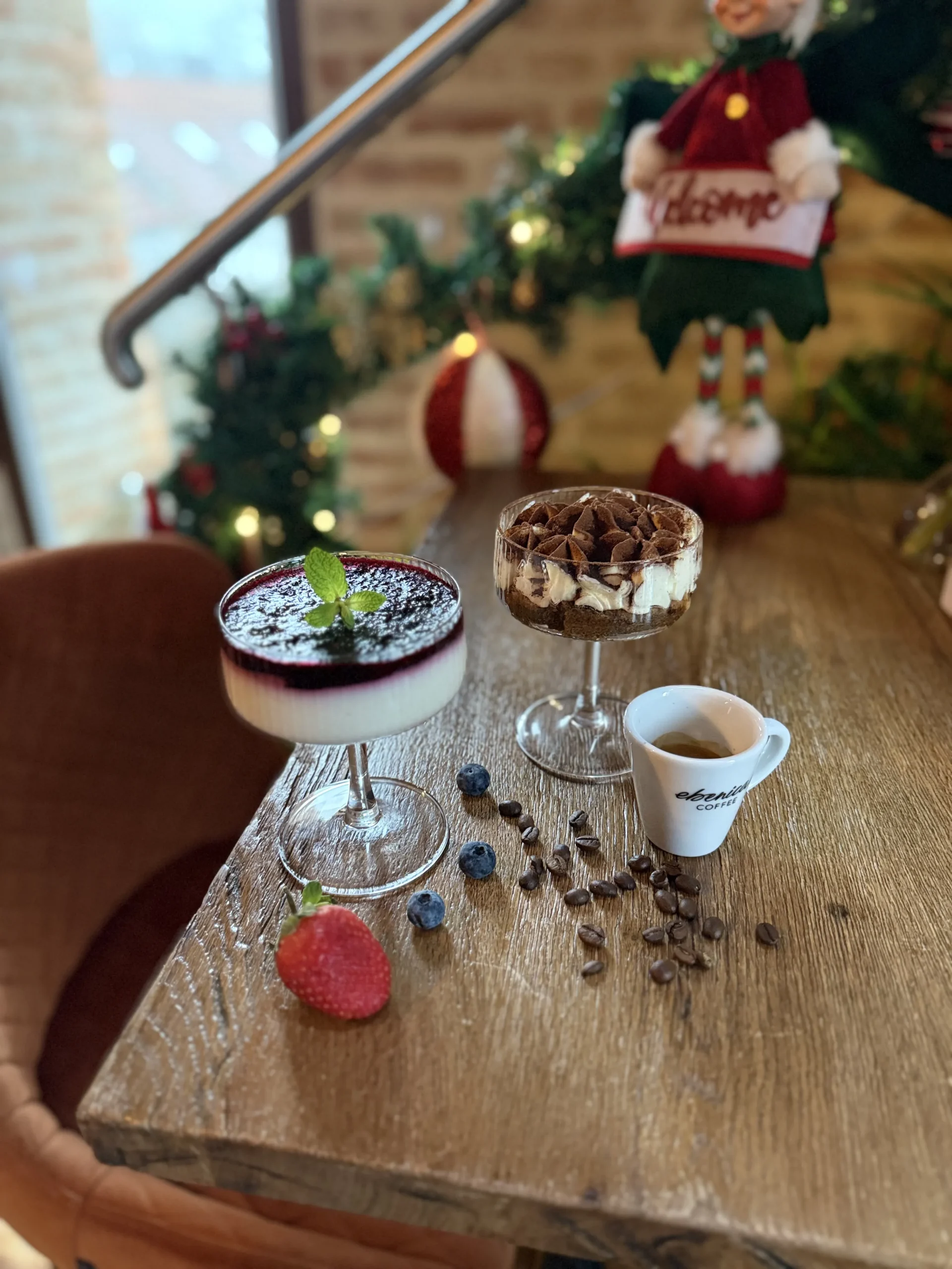 Tiramisu a panna cotta